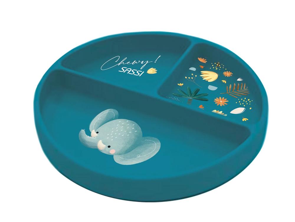Sassi Silicone Meal Set (Chewy The Elephant), 8050148760658