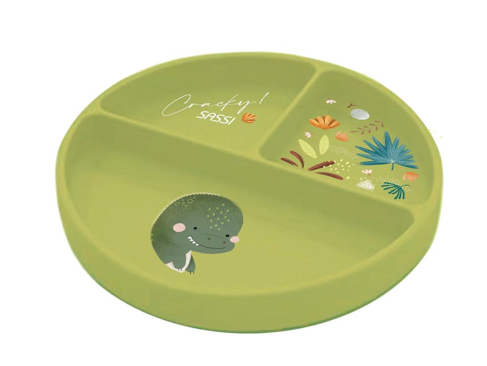 Silicone Meal Set (Cracky The Dinosaur), 8050148760696