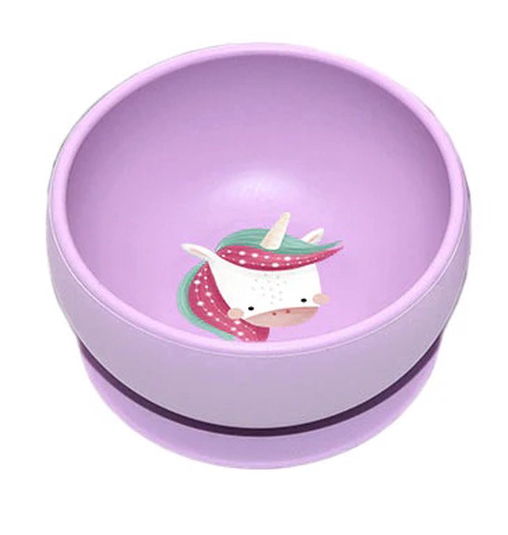 Silicone Meal Bowl Set (Sparkly The Unicorn), 8050148760740
