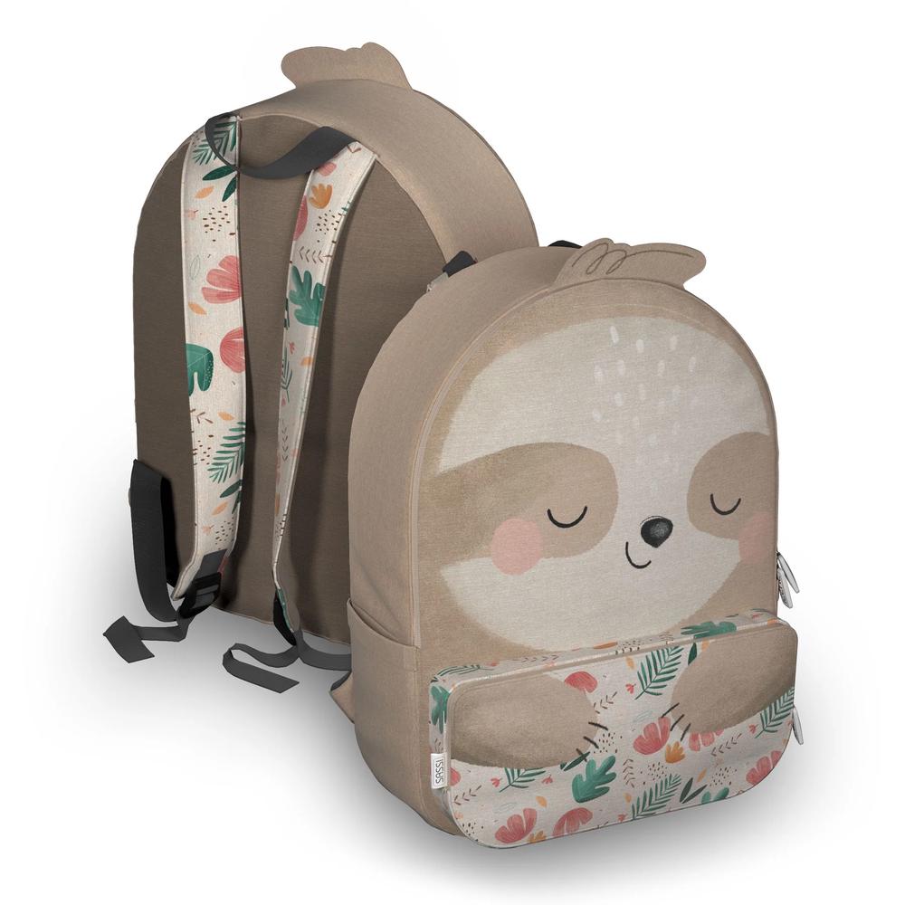 Sassi Junior Recycled Backpack (Gnawy The Sloth), 8050148761211