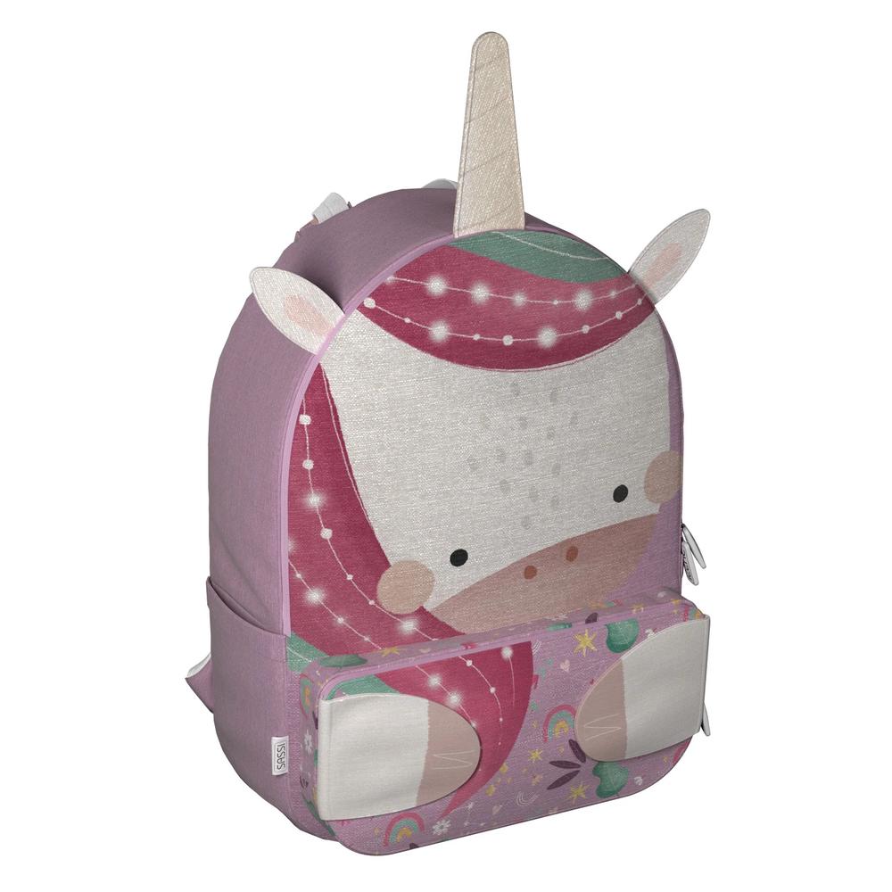 Sassi Junior Recycled Backpack (Sparkly The Unicorn), 8050148761235