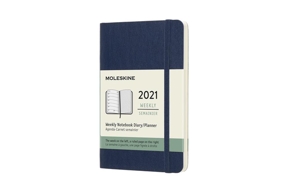 Moleskine 2021 12-month Weekly Pocket Softcover Diary, 8053853606563