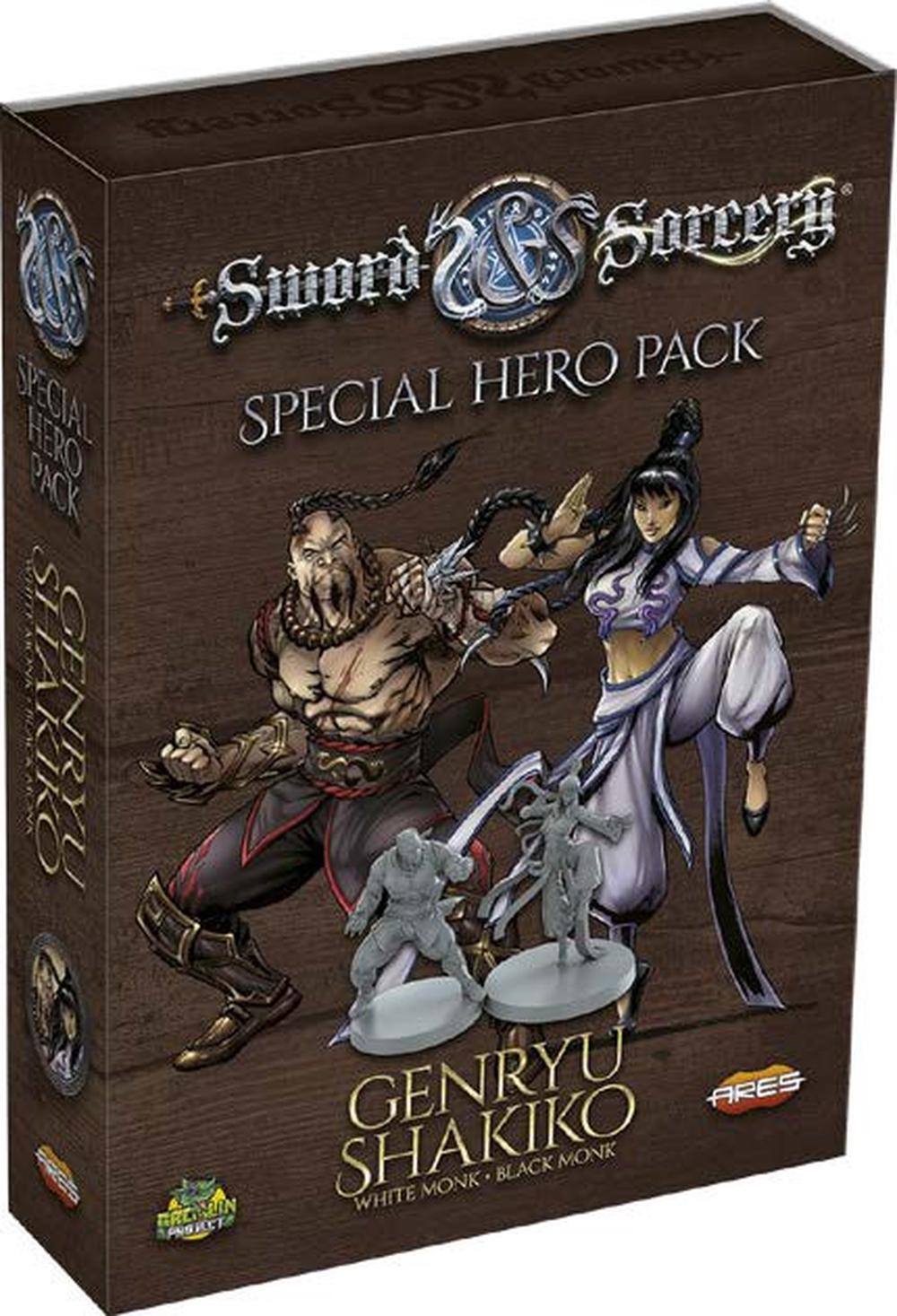 Sword & Sorcery - White/Black Monk (Genryu/Shakiko) Hero Pack, 8054181514896