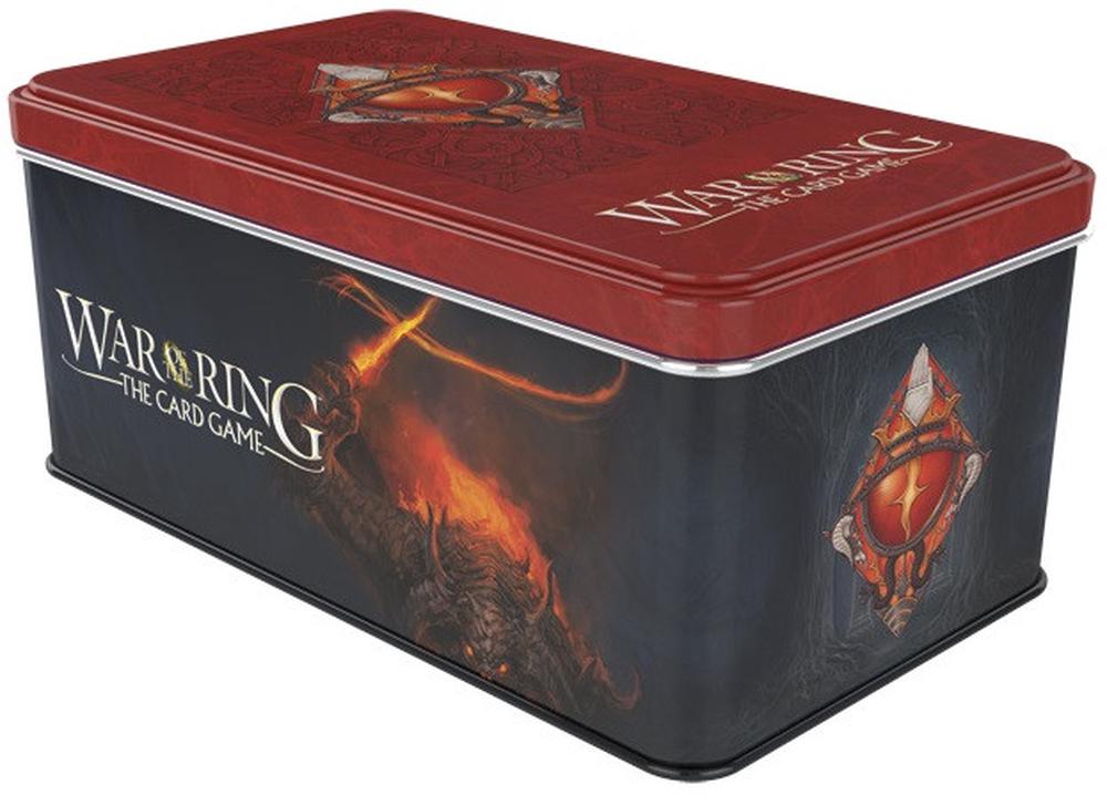 War of the Ring The Card Game Shadow Card Box and Sleeves (Balrog version), 8054181515732
