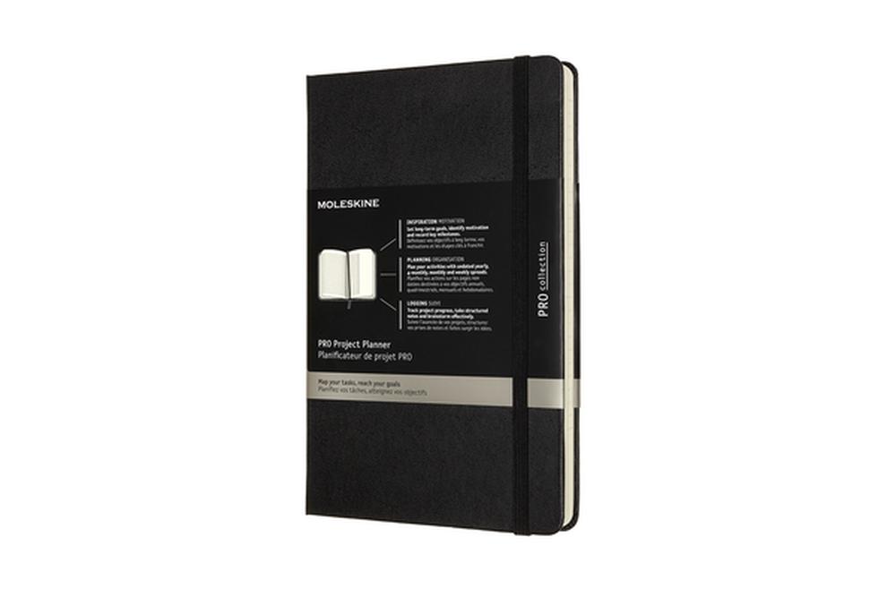 Moleskine Pro Project Planner 12 Months Large Black, 8056420851366