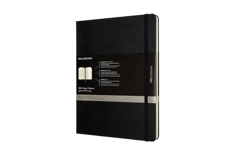 Moleskine Pro Project Planner 12 Months Extra Large Black, 8056420851373