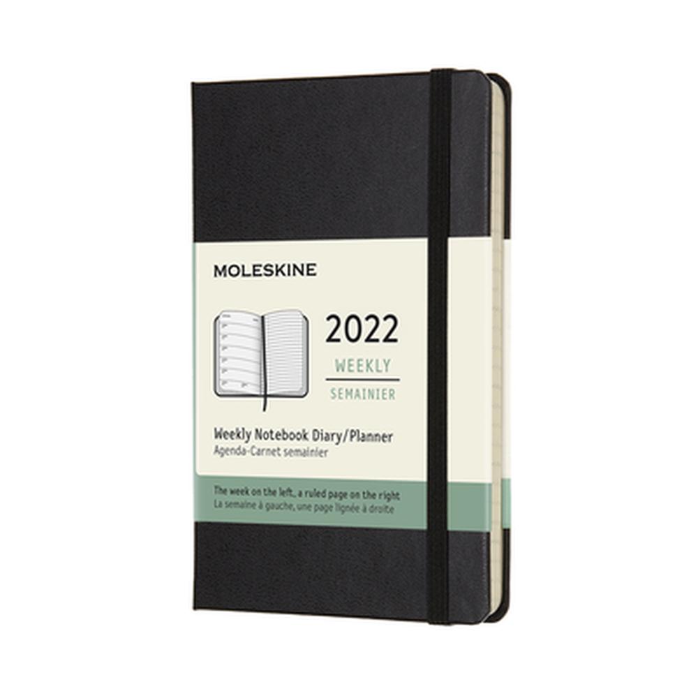 Moleskine weekly notebook 2022 deals hardcover