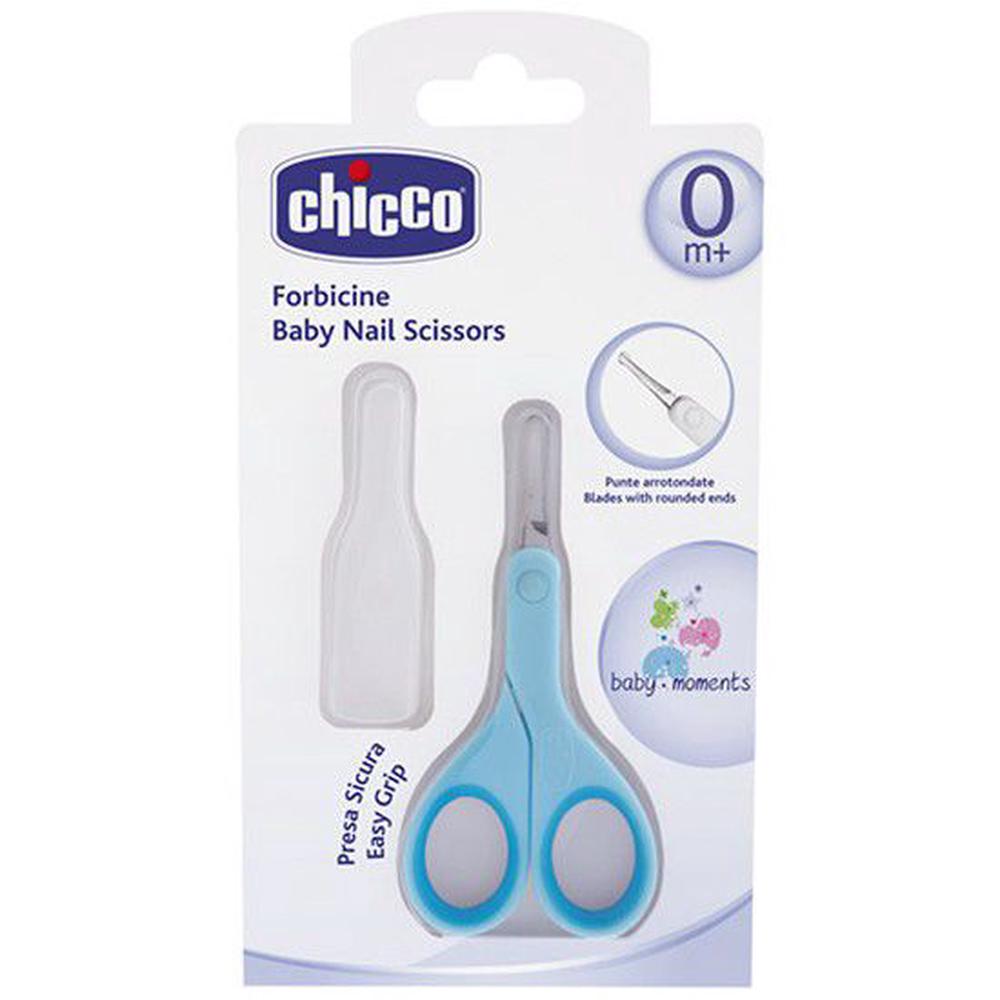 Chicco Baby Nail Scissors (Light Blue), 8058664009923