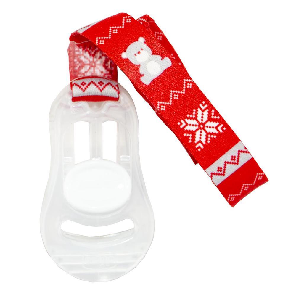 Christmas Soother Clip (Red), 8058664072545