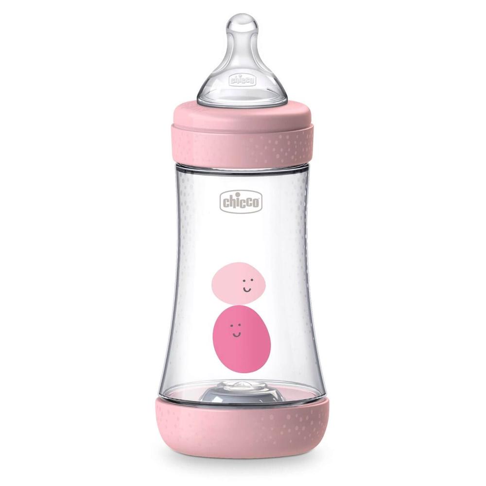 Perfect 5 Silicone Bottle Medium Flow (Pink), 8058664122028