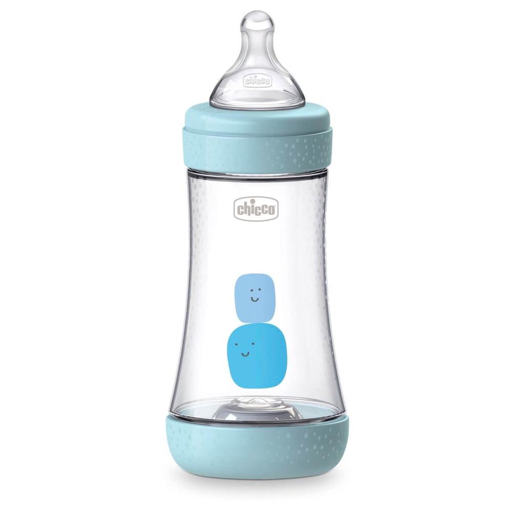 Perfect 5 Silicone Bottle Medium Flow (Blue), 8058664122035