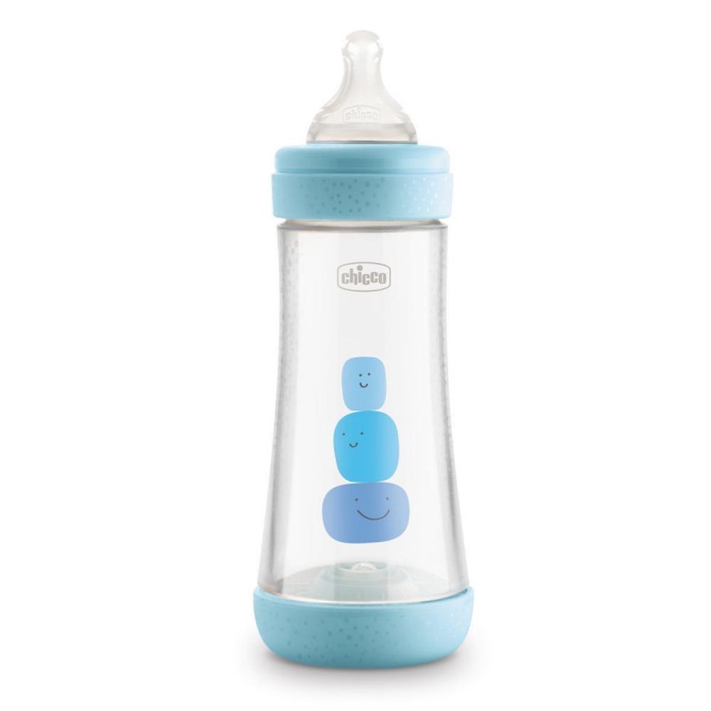 Perfect 5 Silicone Bottle Fast Flow (Blue), 8058664122127