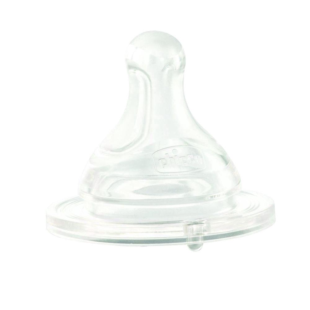 Chicco Perfect 5 Physio Silicone Teat, 2 Pack - Food Flow, 8058664122226