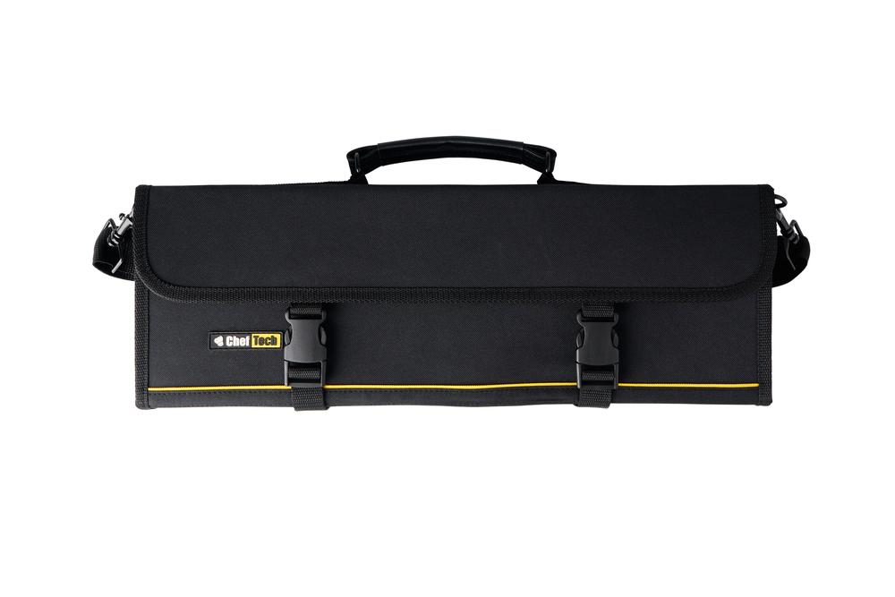 Chef Tech Knife Bag, 10 Pockets with (Black), 8313803970220