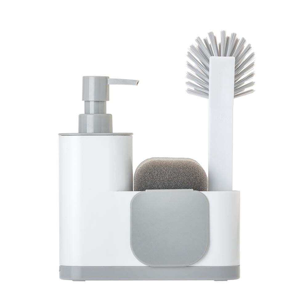 Rengo Monobloc Sink Caddy Set, 4 Piece (White), 8411782029745