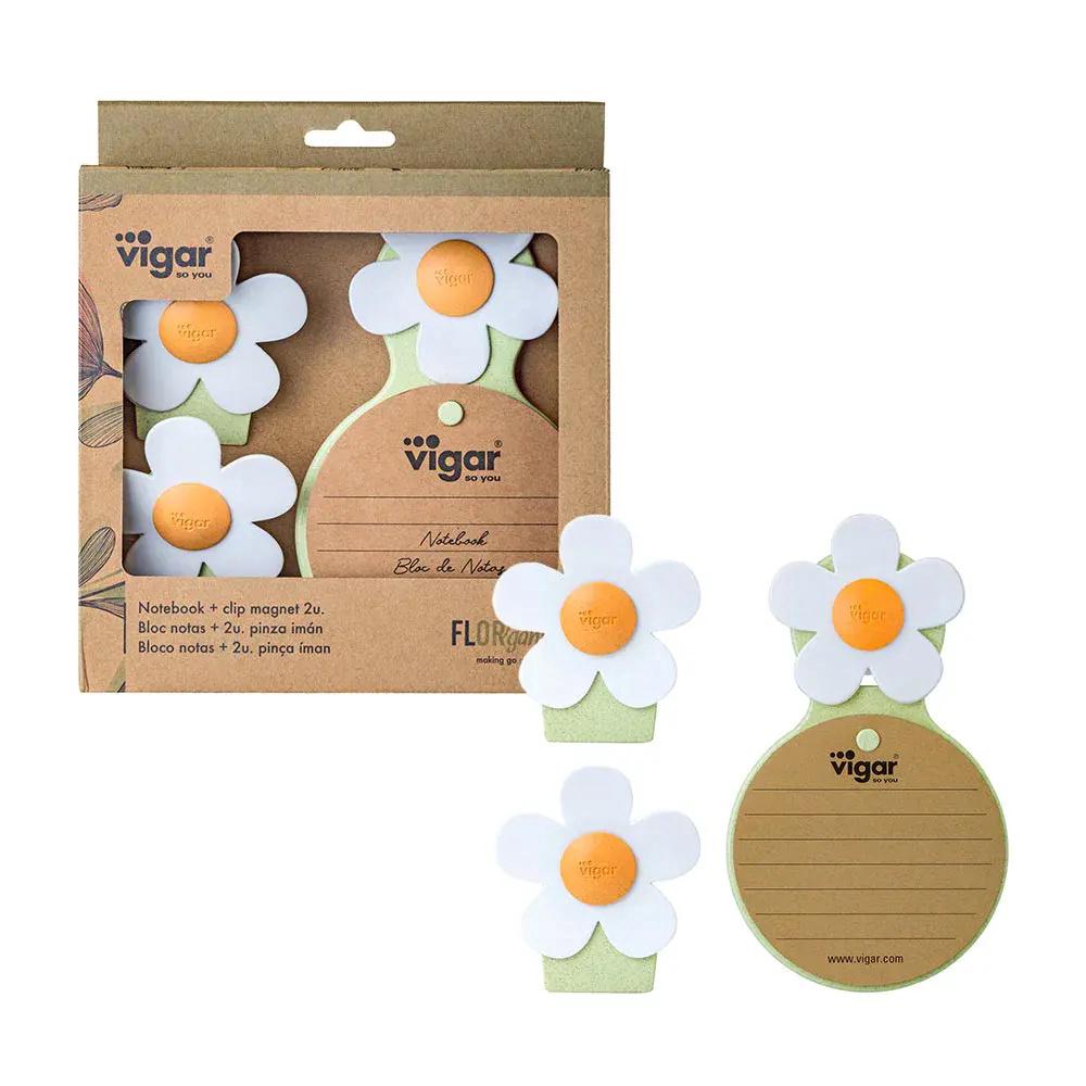 Florganic Notebook with Suction + Magnet Clip Set, 2pc, 8411782040108