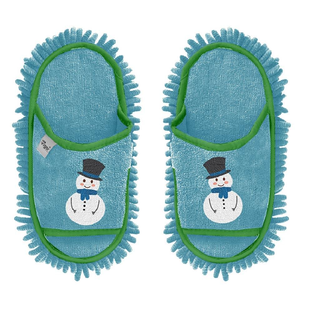 Frosty The Snowman Microfibre Cleaning Slippers, 8411782053832