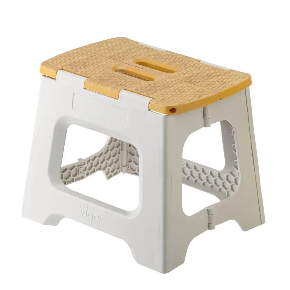Bamboo Foldable Stool (Grey), 8411782055096