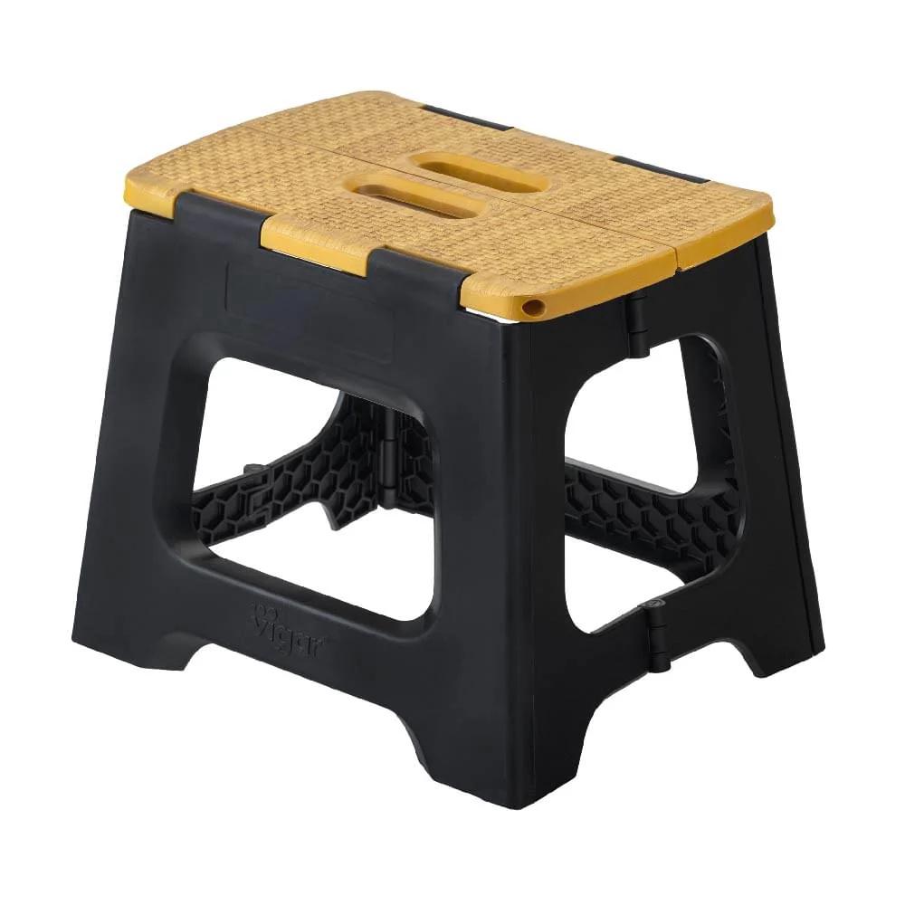 Bamboo Foldable Stool (Black), 8411782055119