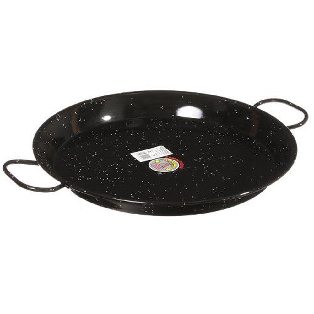 Garcima La Paella 16-Inch Enameled Steel Paella Pan, 8412595202400