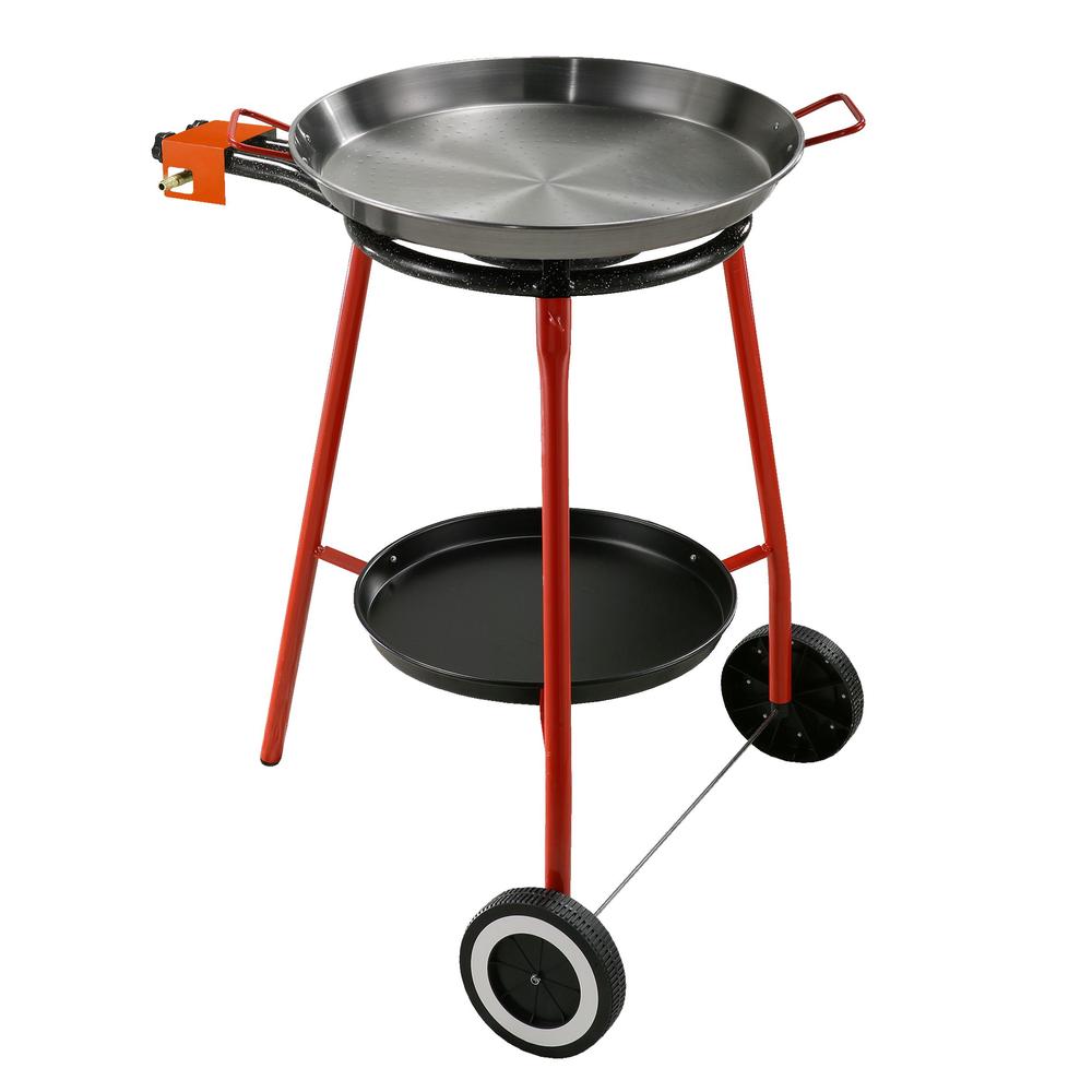 Paella Set Stand Pan/Gas/Burner - 450 mm (Andreu), 8412595420057