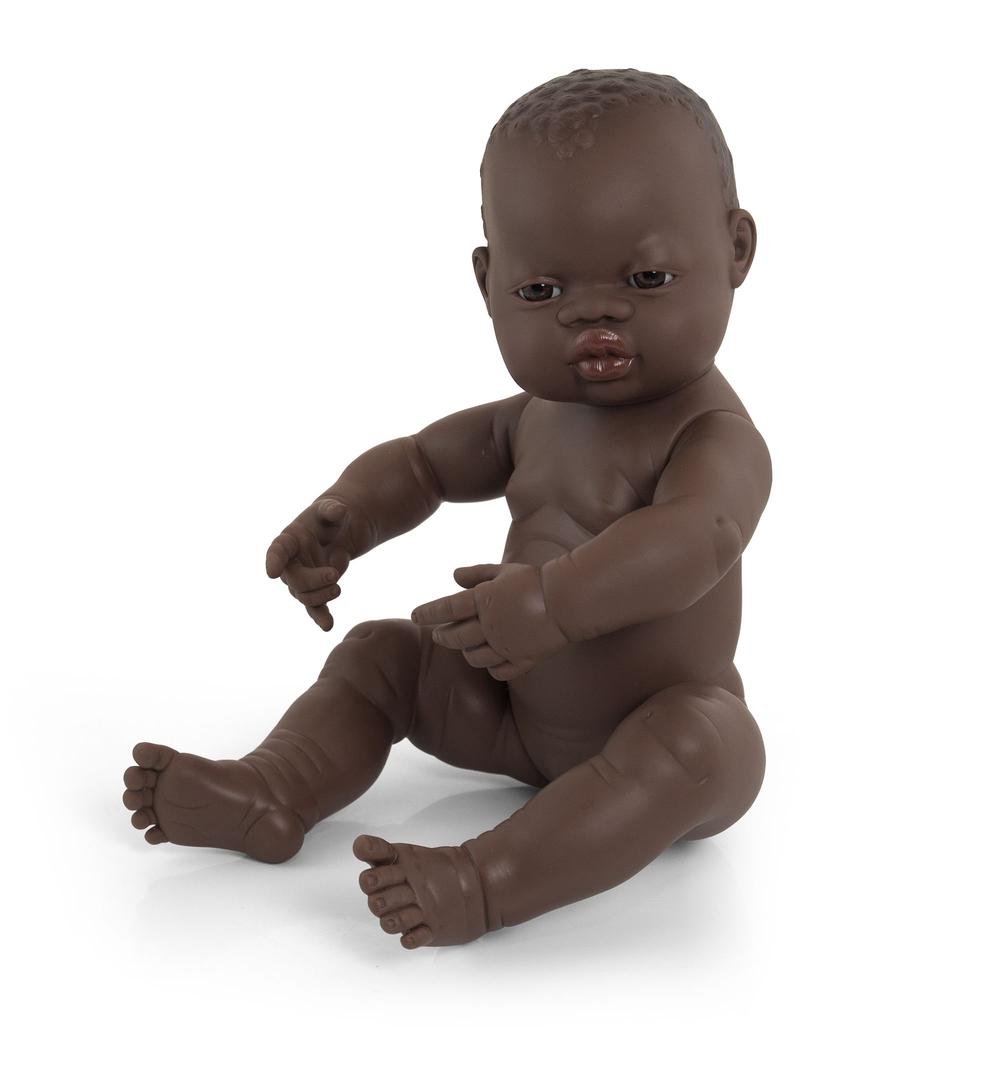 Miniland Dolls Anatomically Correct Baby Doll (African Girl) - 40cm ...