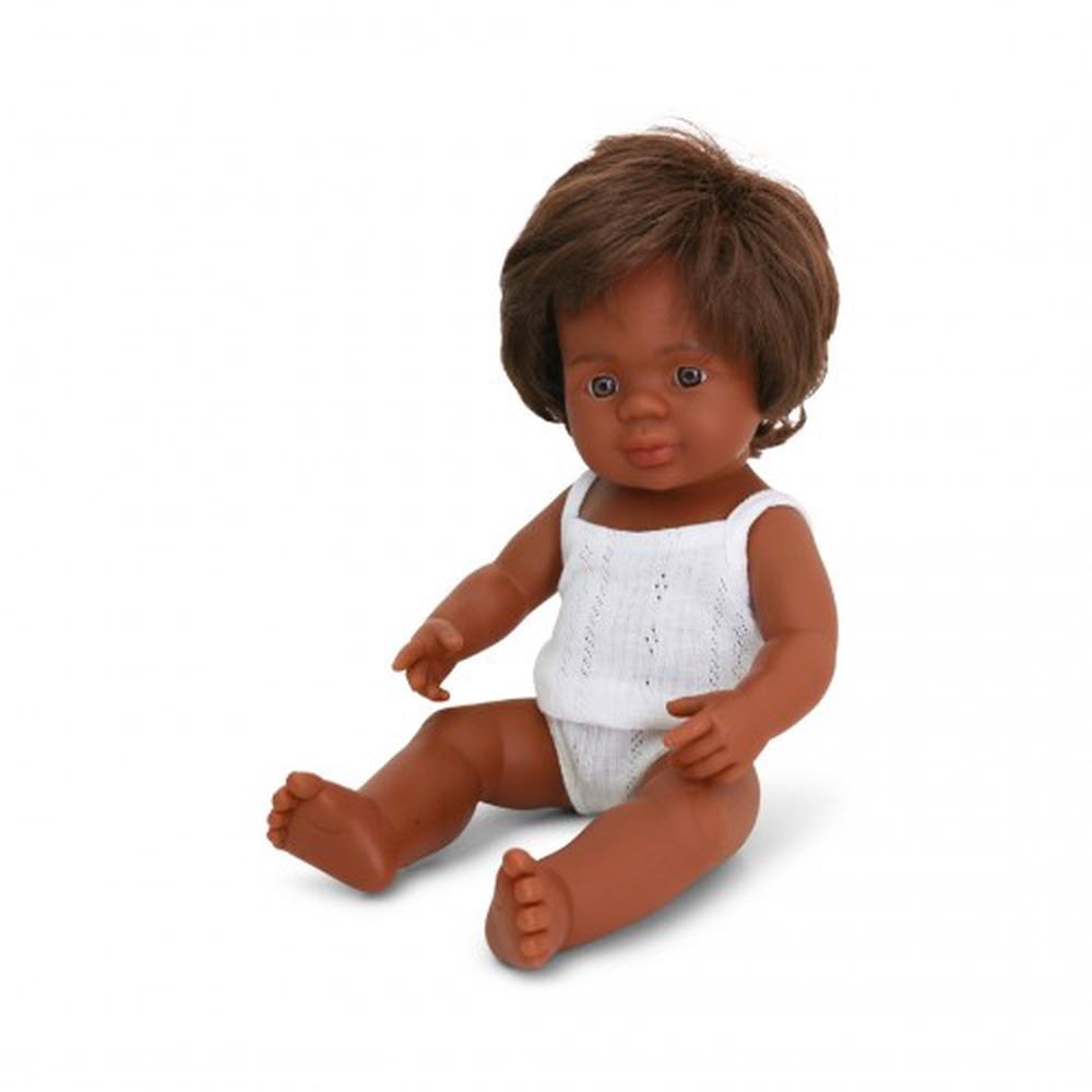 Miniland Dolls Anatomically Correct Baby Doll (Australian Aboriginal Boy) - 38cm, 8413082311810