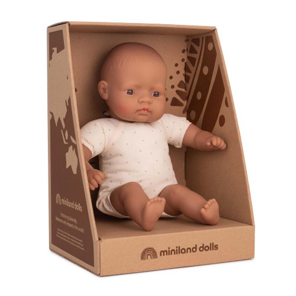 Soft Bodied Doll With Articulated Head (Latino) - 32cm, 8413082313685
