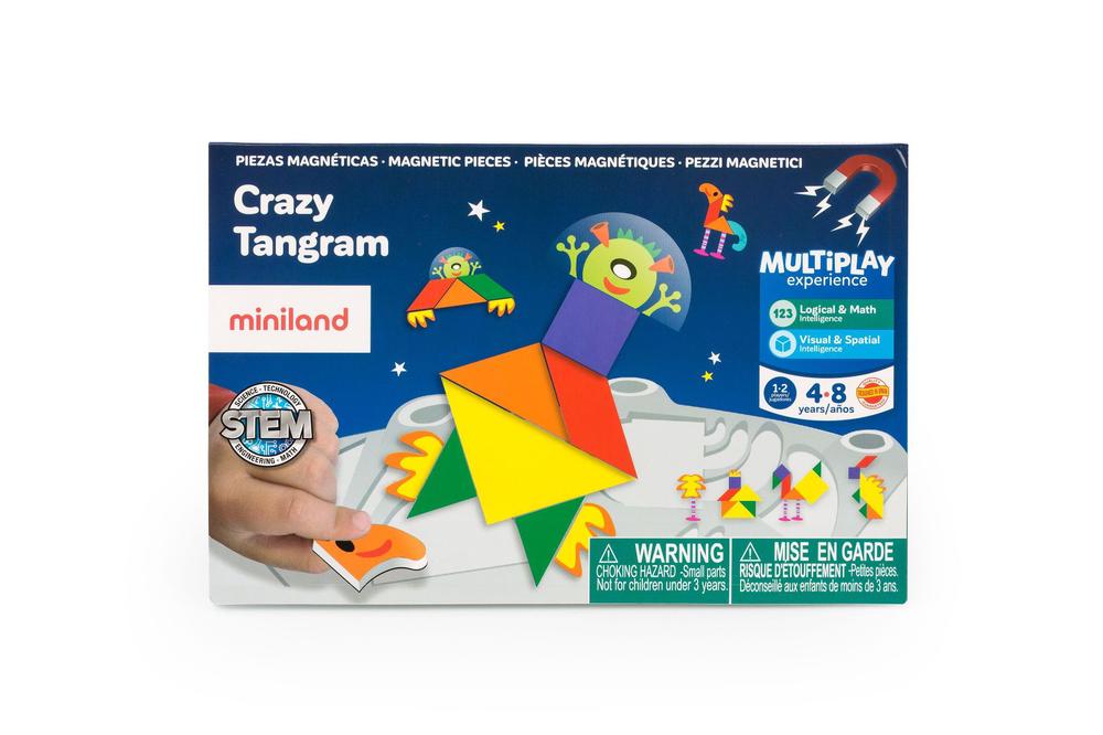 Miniland On The Go Crazy - Tangram, 8413082319656