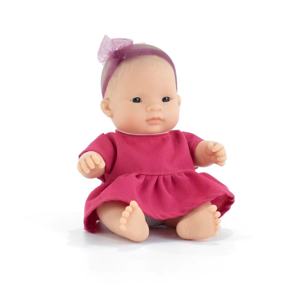 Miniland My Friends & Me Asian Girl Baby Doll - 21cm by Miniland - ISBN: 8413082330040