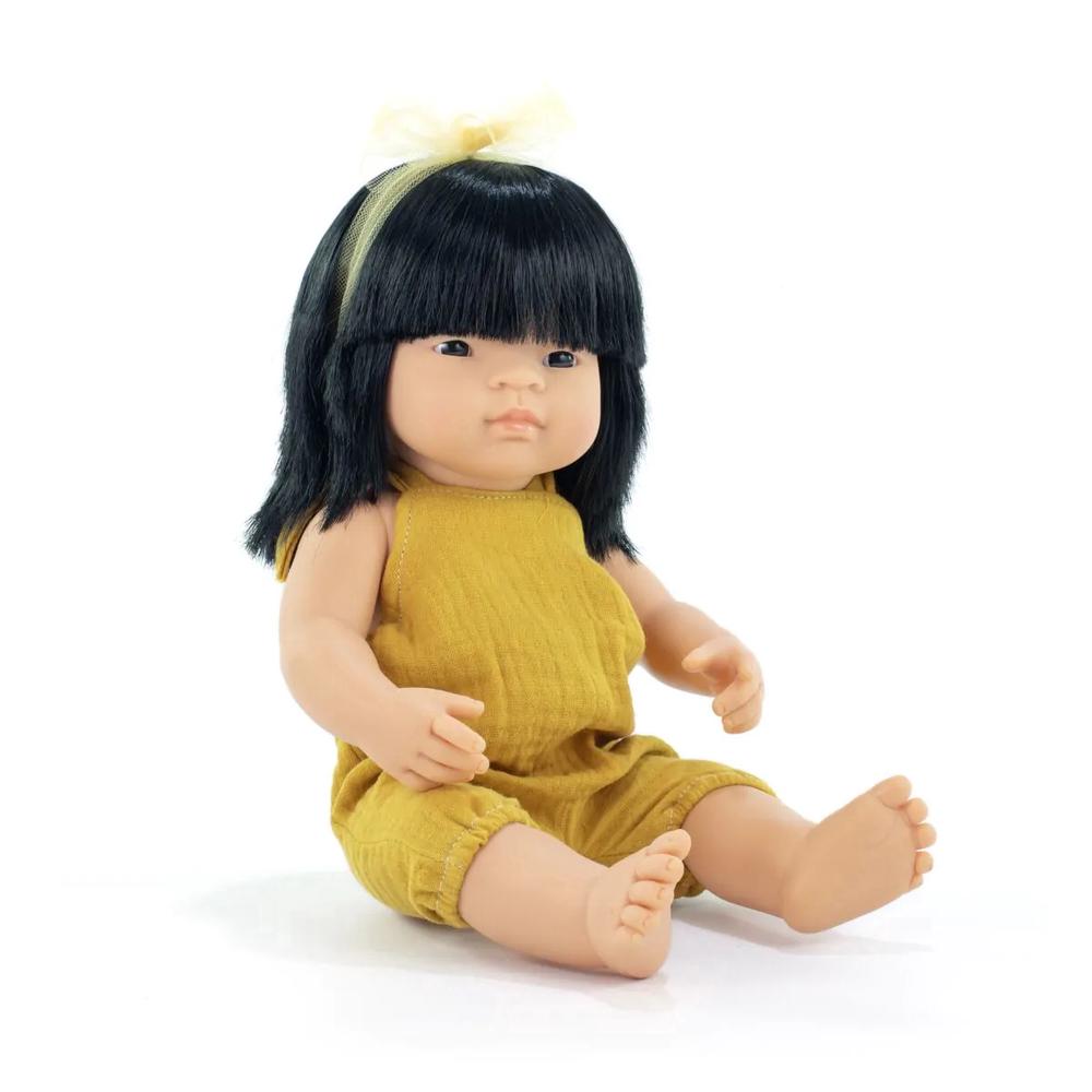 Miniland My Friends & Me Baby Doll Asian Girl - 38cm, 8413082332044