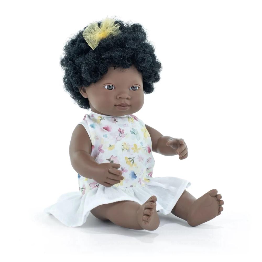 Miniland My Friends & Me Baby Doll African Girl - 38cm, 8413082332075