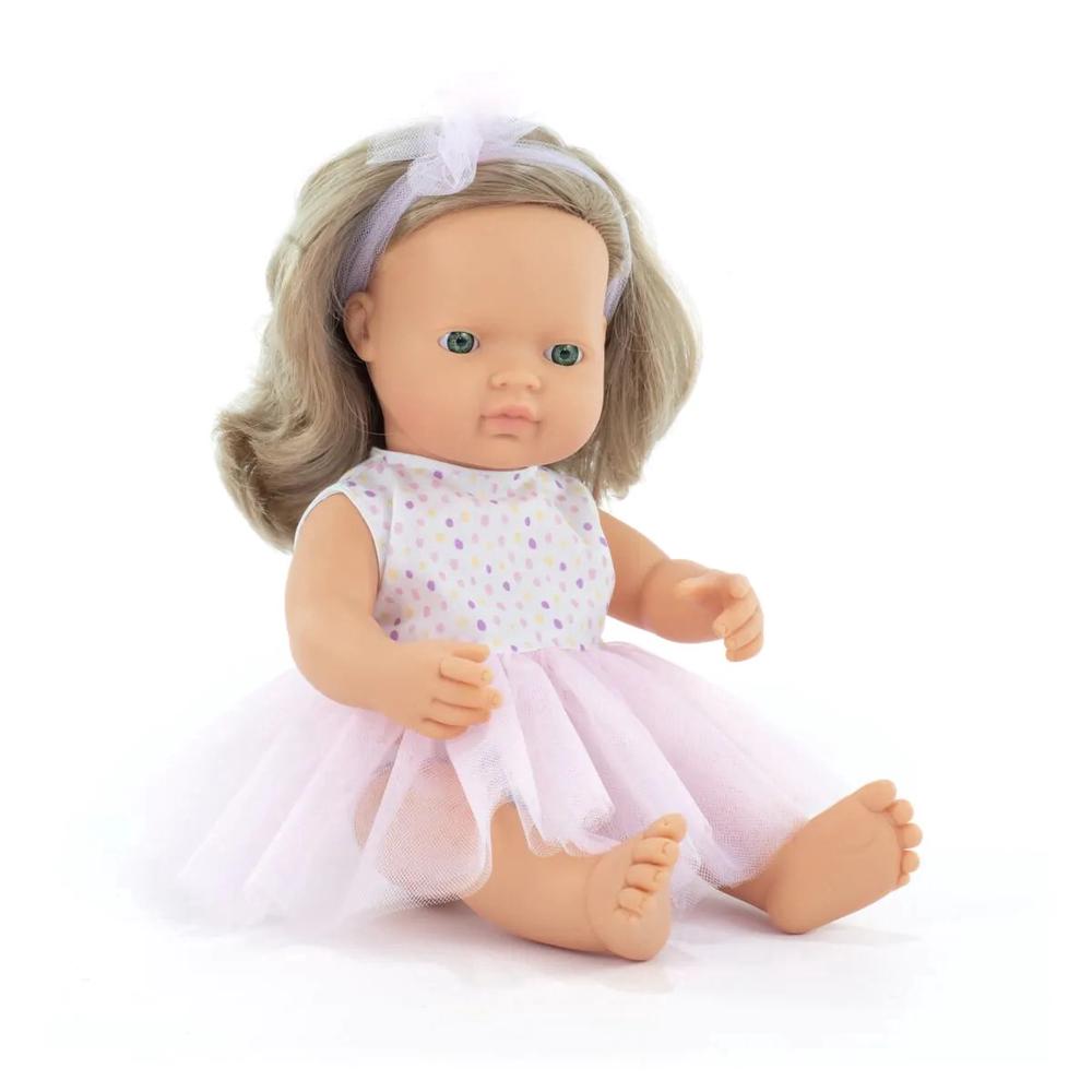 Miniland My Friends & Me Baby Doll Blonde Girl - 38cm, 8413082332082