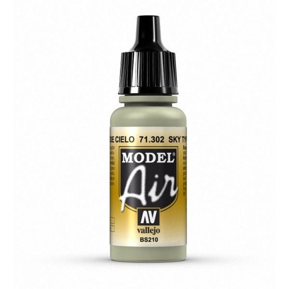 Vallejo Model Air Acrylic Paint (Sky Type S ) - 17mL by Vallejo - ISBN: 8429551713023