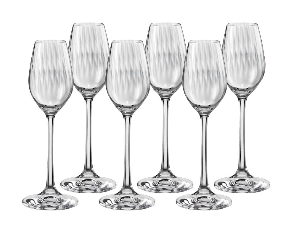 Waterfall Liqueur Glass, Set of 6 - 60mL, 8593401713812