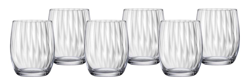 Waterfall Old Fashioned Glass, Set of 6 - 300mL, 8593401713867