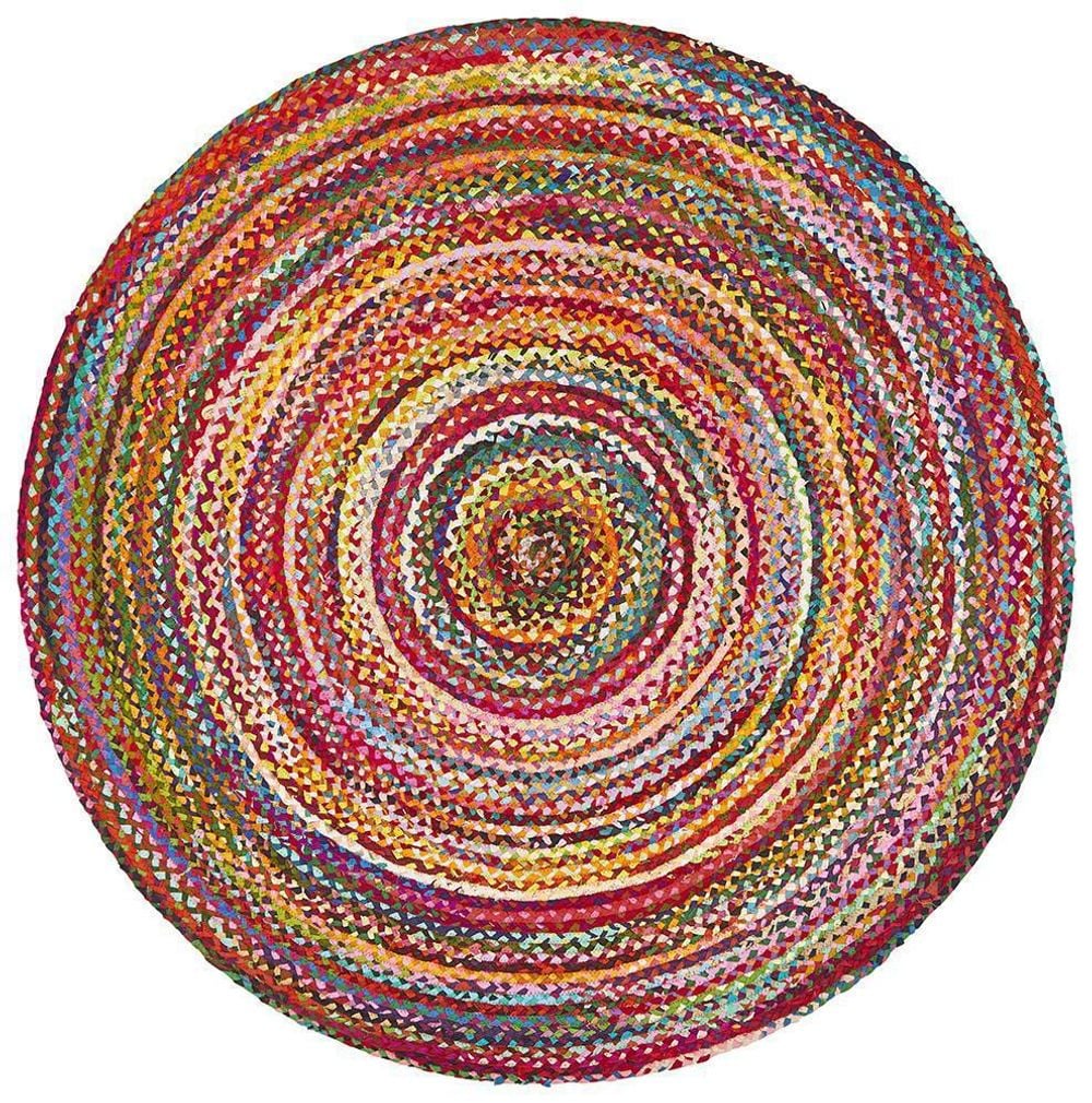 Rug Culture Chandra Braided Cotton Round Rug - 120x120cm by Rug Culture - ISBN: 8605107812055