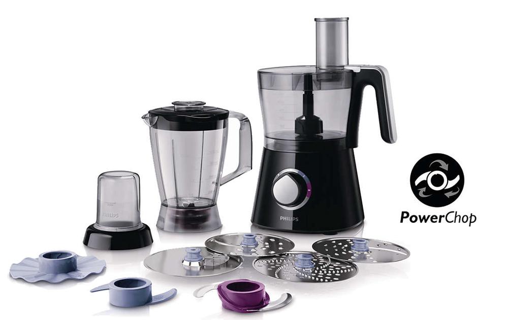 Philips Food Processor 3 in 1 Blender Grinder Slicer 750W (Black) Buy online at The Nile