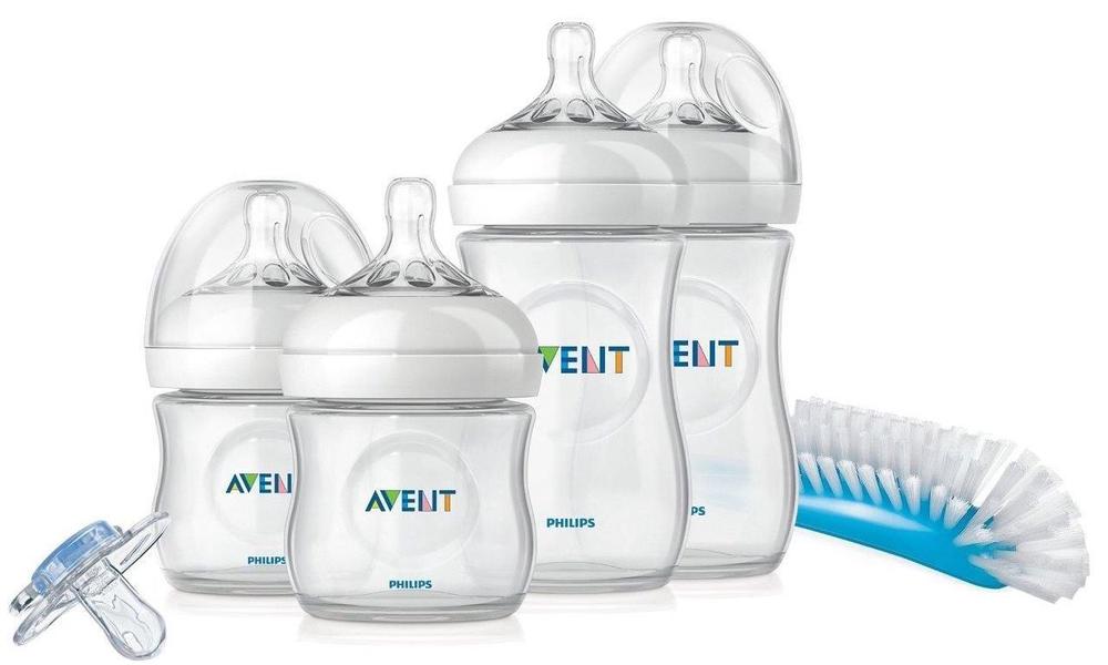 Feeding Philips Avent Natural Newborn Starter Bottle Set And Additional Teats Baby Bottles