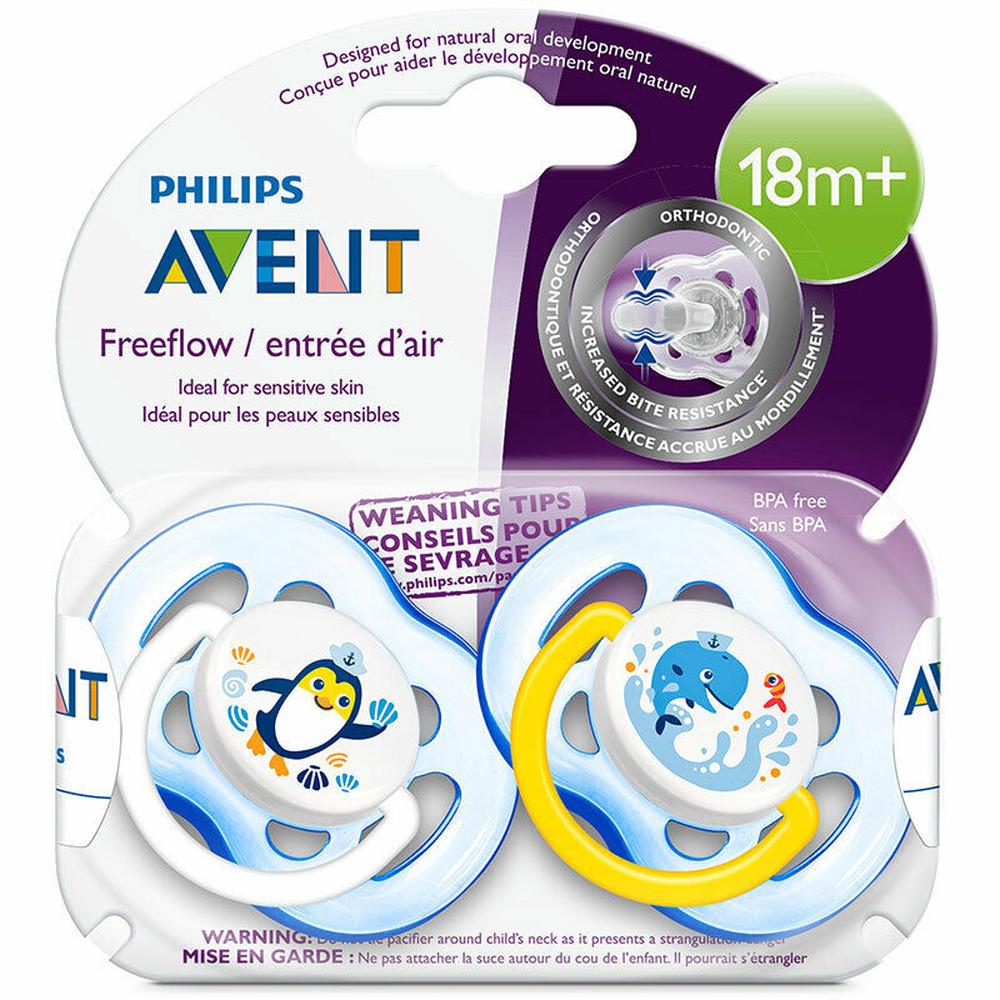 Philips Avent Soother, 2 Pack (Colours May Vary) Buy online at The Nile