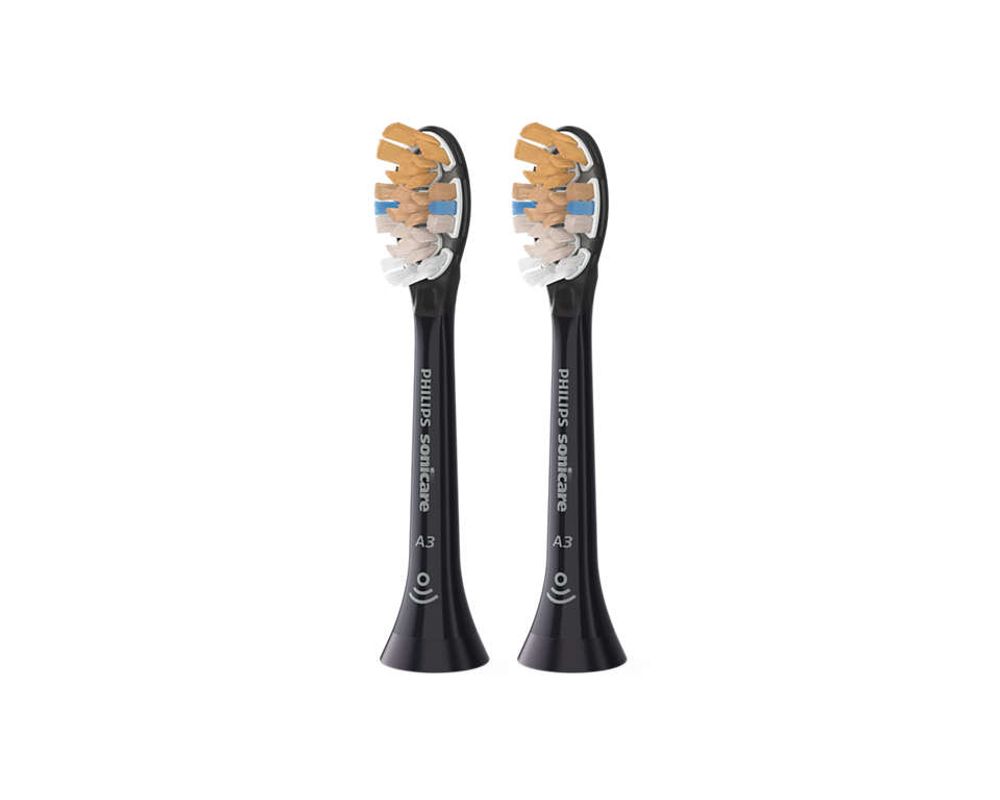 Philips Sonicare A3 Premium All-in-One Brush Head, 2 Pack (Black) by Philips - ISBN: 8710103963592