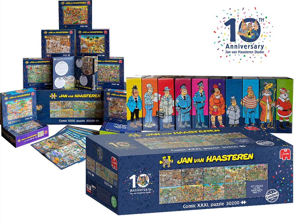 Jumbo Jan van Haasteren 10th Anniversary Comic XXXL Jigsaw Puzzle ...