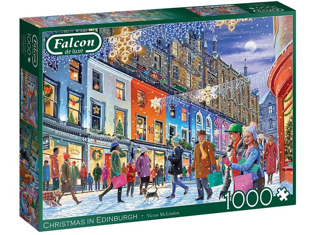 Jumbo Christmas In Edinburgh Jigsaw Puzzle, 1000 Piece Buy online at