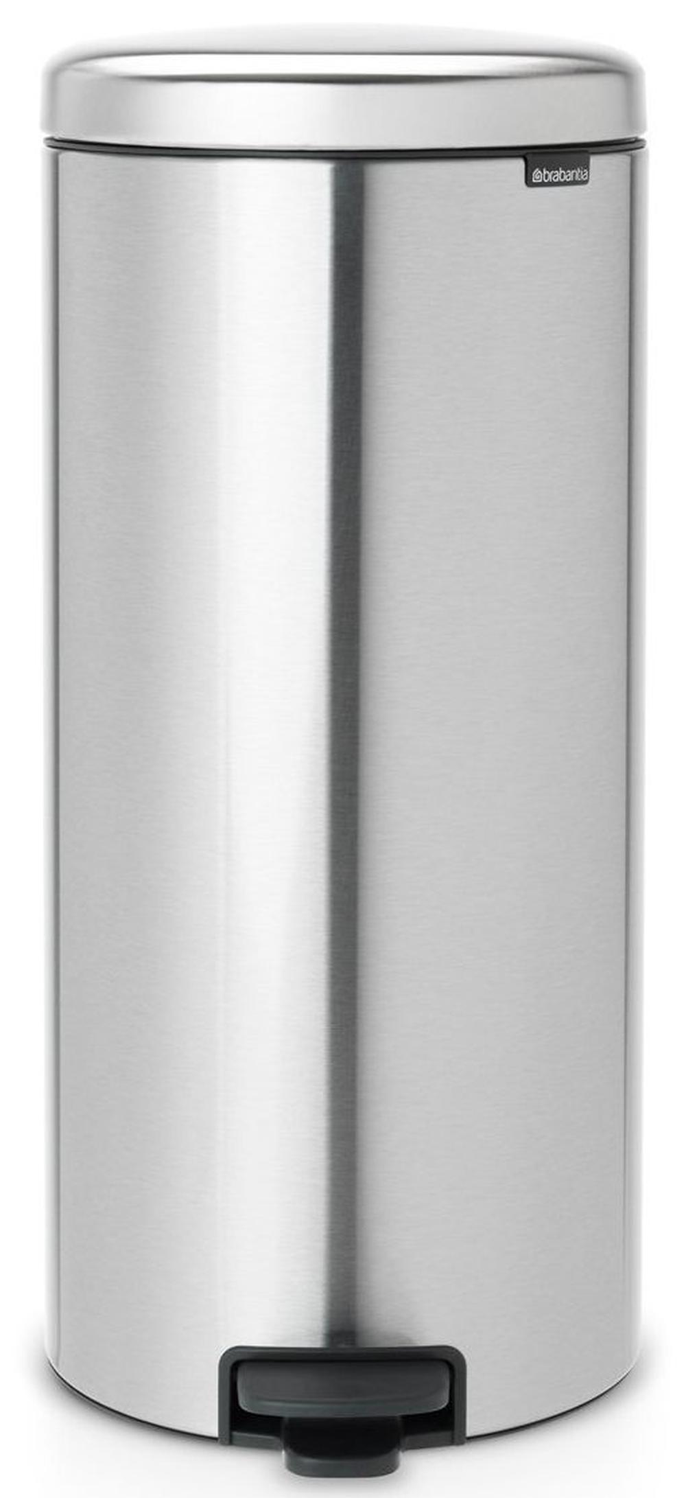 Brabantia NewIcon Pedal Bin 30L Matt Steel, 8710755111822