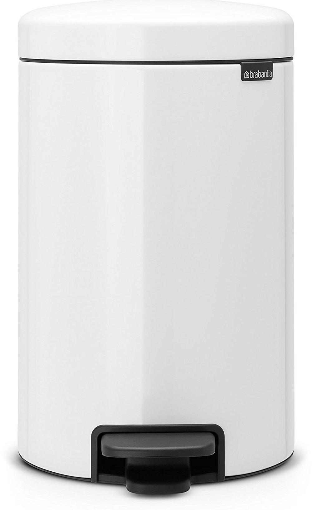 Brabantia NewIcon Pedal Bin 12L White | Buy online at The Nile