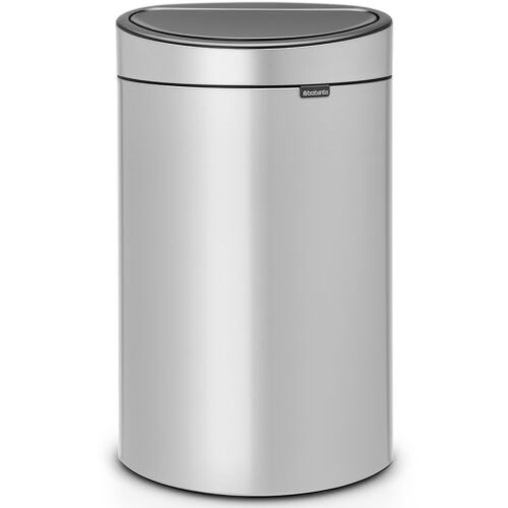 Brabantia Touch Bin (Matt Steel FPP) 40 Litre Buy online at The Nile