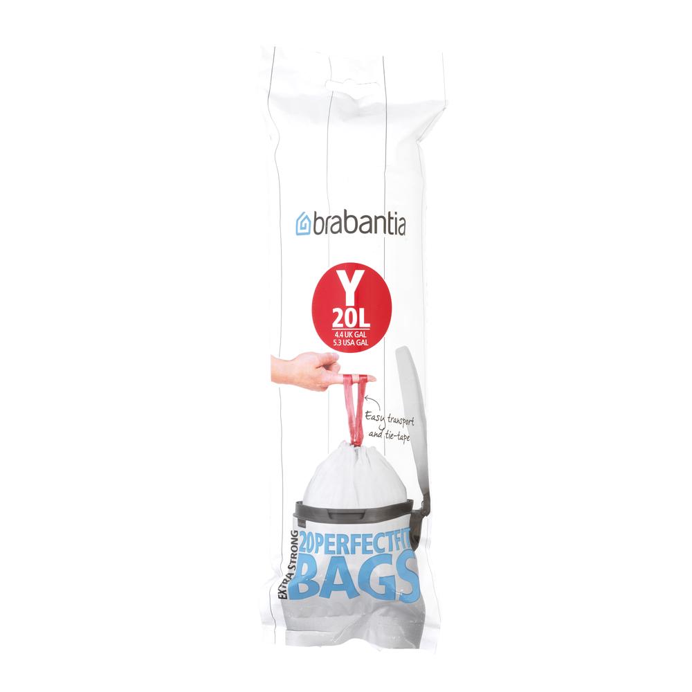 Brabantia Bin Liner Code Y, 20 Bags 20 Litre Buy online at The Nile