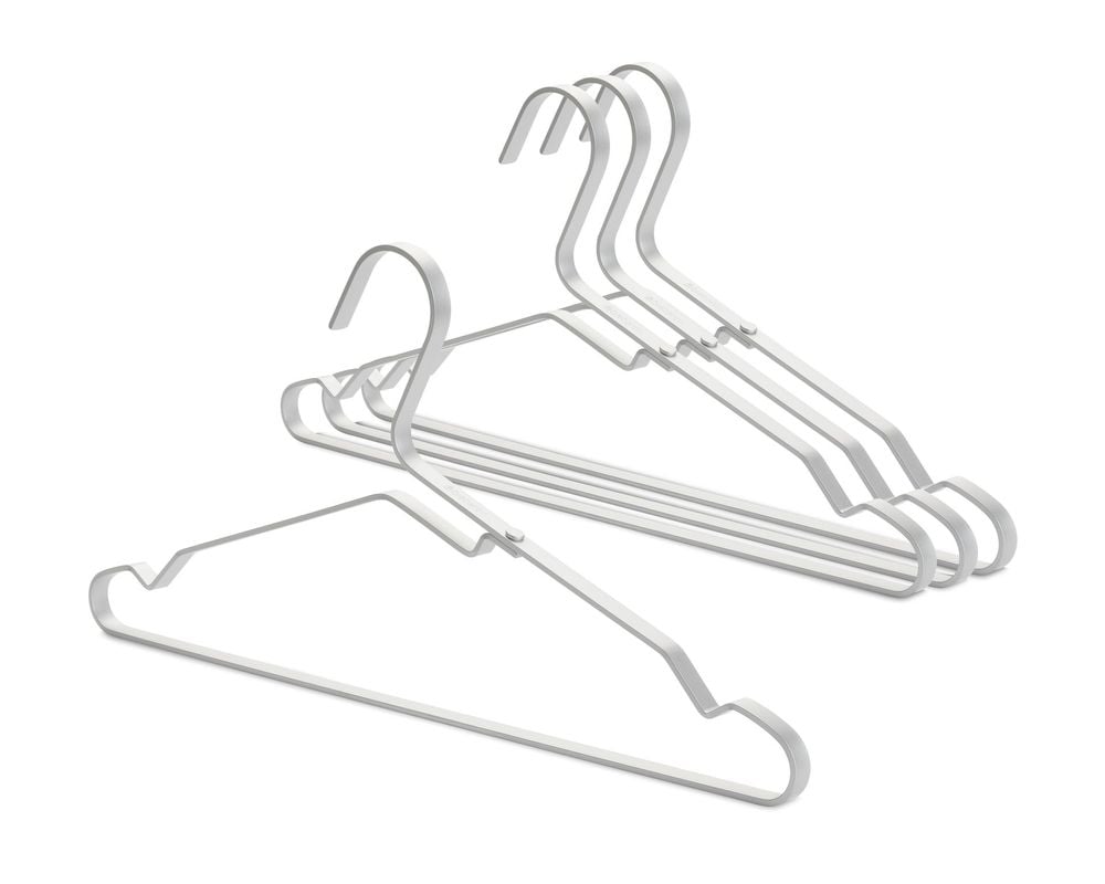 Brabantia Aluminium Clothes Hanger, Set of 4 (Silver) by Brabantia - ISBN: 8710755118661