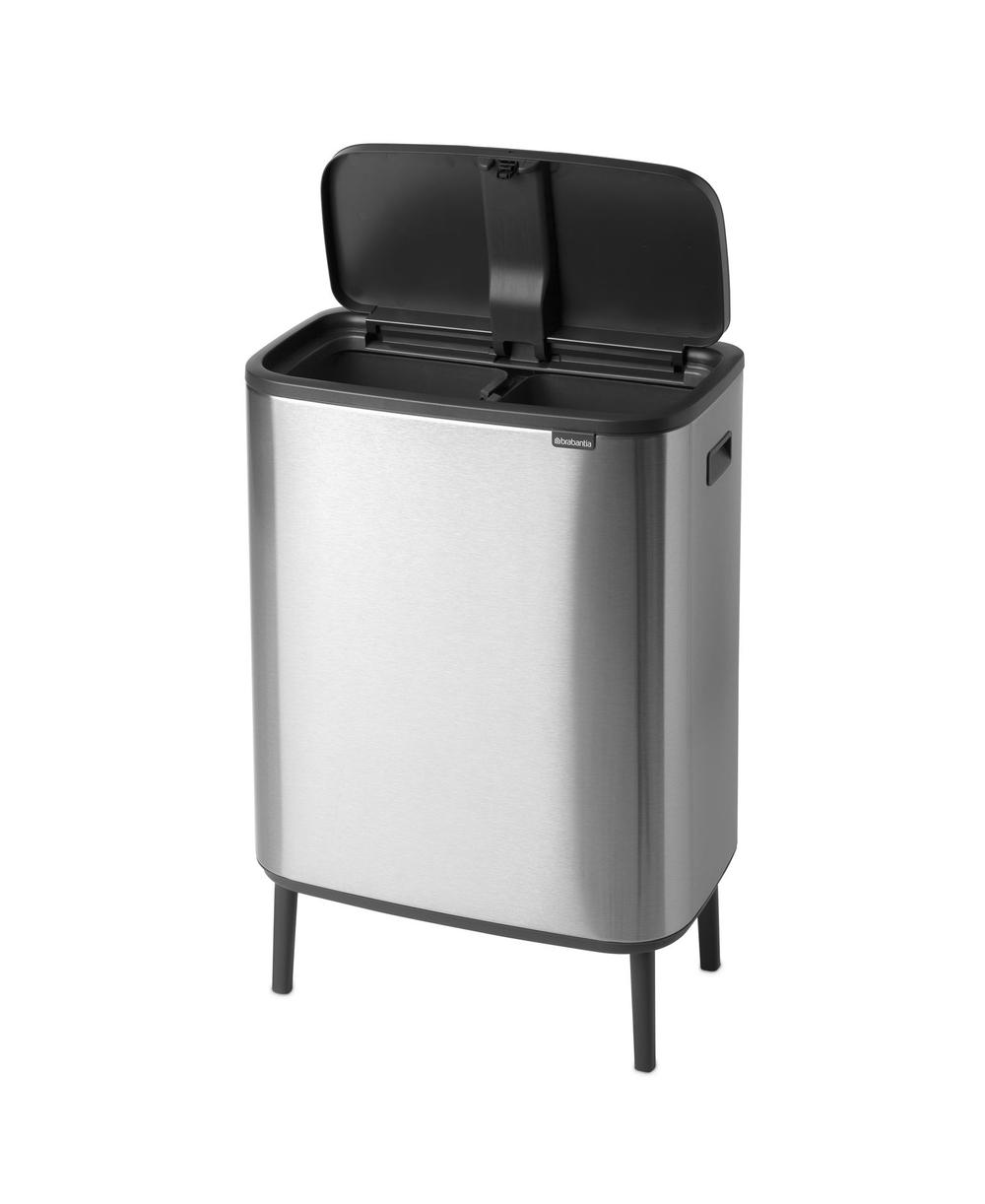Brabantia Bo Touch Bin Hi 2x30 Litre (Matt Steel FPP) Buy online at