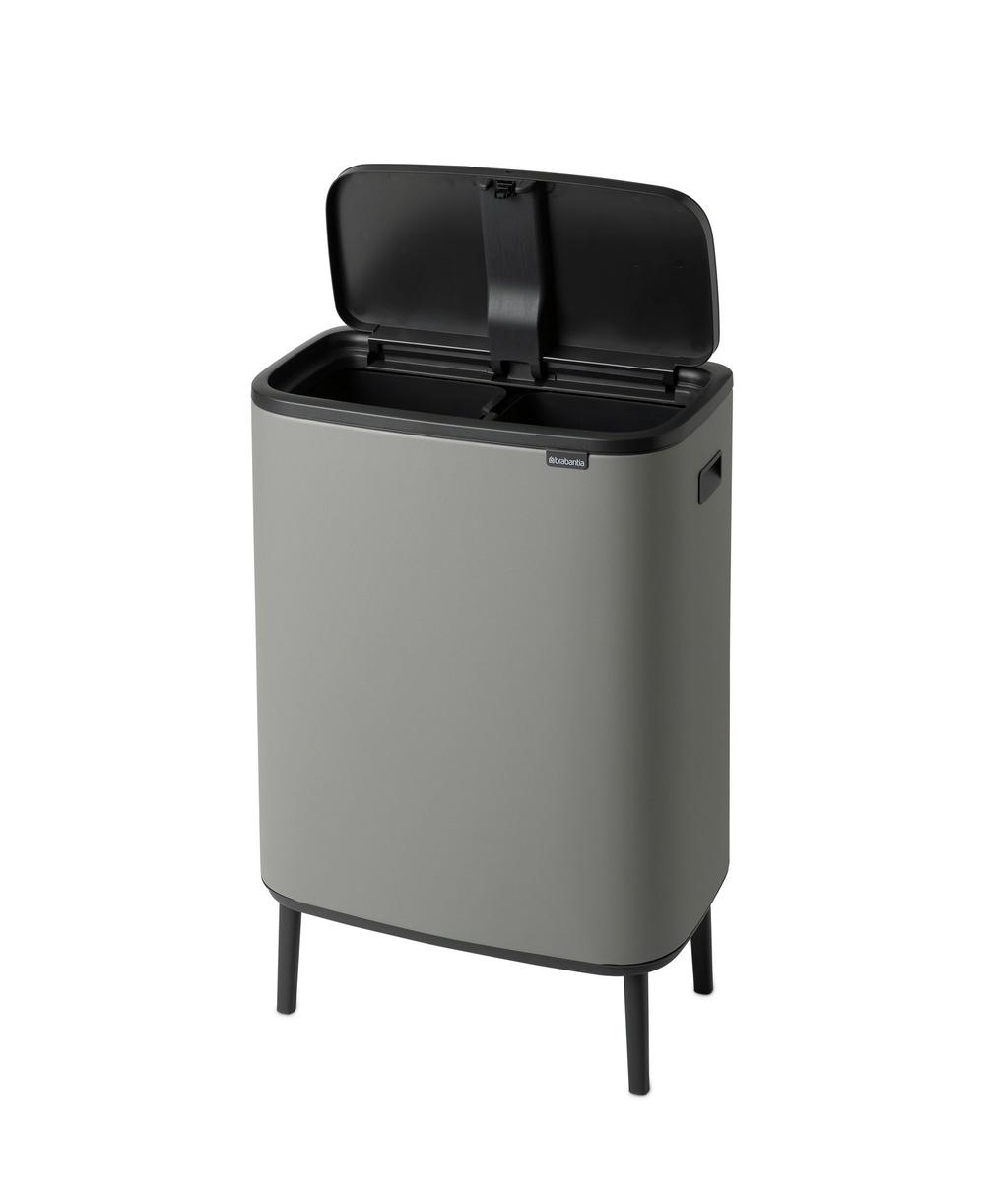 Brabantia Bo Touch Bin Hi 2x30 Litre (Mineral Concrete Grey) Buy
